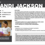 User persona created for the WAYG prototype, a 10-year-old girl named Mandi Jackson whose mother will deploy to Panama.